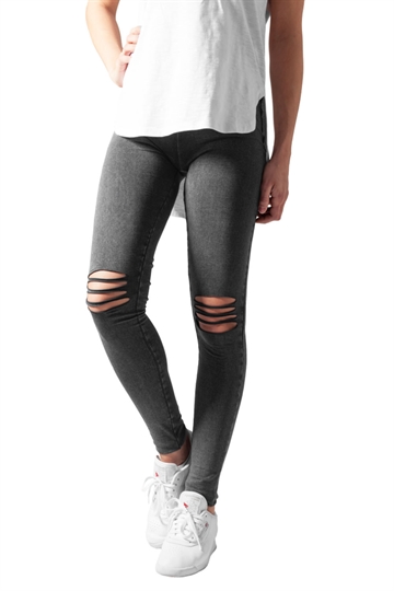 Ladies Cutted Knee Leggings